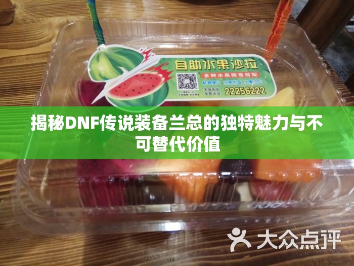 揭秘DNF传说装备兰总的独特魅力与不可替代价值