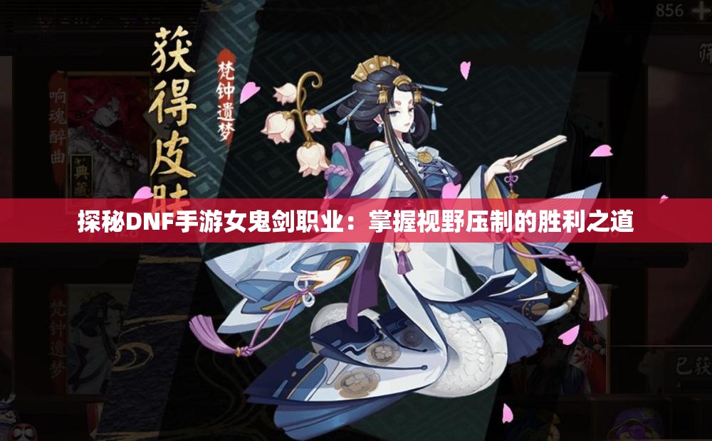 探秘DNF手游女鬼剑职业：掌握视野压制的胜利之道