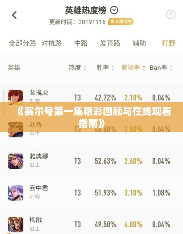 《赛尔号第一集精彩回顾与在线观看指南》